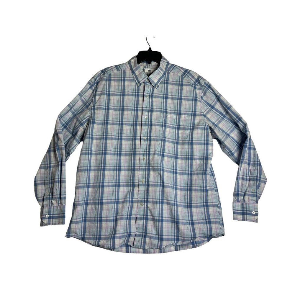 Southern Tide Plaid Button Down‎ L/S Shirt Mens XL Classic Fit